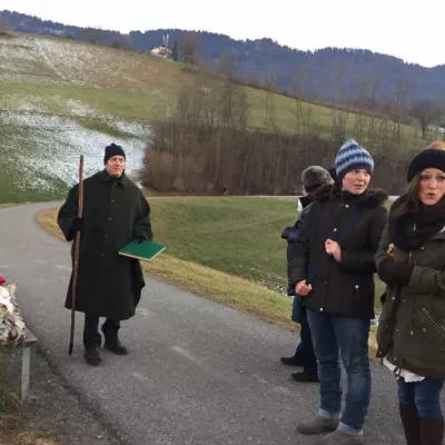 Schmutzli auf der Weihnachtsfeier